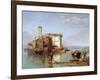 View on the Mediterranean, 1834-35-George Clarkson Stanfield-Framed Giclee Print