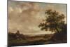 View on the Meuse, Holland, 1859-Eugène Boudin-Mounted Giclee Print