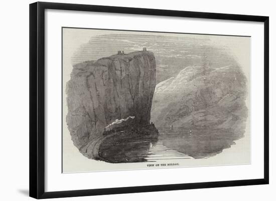 View on the Moldau-null-Framed Giclee Print