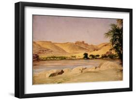 View on the Nile, C.1879-Frederic Leighton-Framed Giclee Print