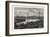 View on the Pei-Ho River, at Tien-Tsin, China-null-Framed Giclee Print