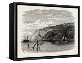 View on the Potomac Below Washington, USA, 1870s-null-Framed Stretched Canvas