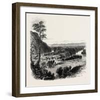 View on the Potomac, USA, 1870s-null-Framed Giclee Print