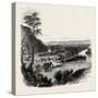 View on the Potomac, USA, 1870s-null-Stretched Canvas