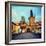 View on the Prague ,Charles Bridge ,Lesser Bridge Tower. Instagram Effect-scorpp-Framed Photographic Print