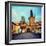 View on the Prague ,Charles Bridge ,Lesser Bridge Tower. Instagram Effect-scorpp-Framed Photographic Print