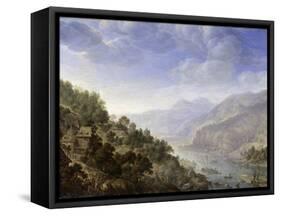 View on the Rhine, 1656-Herman the Younger Saftleven-Framed Stretched Canvas