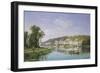 View on the Rhine-Charles Kuwasseg-Framed Giclee Print