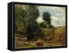 View on the River Sid, Near Sidmouth, C.1852-Lionel Constable-Framed Stretched Canvas