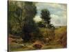 View on the River Sid, Near Sidmouth, C.1852-Lionel Constable-Stretched Canvas