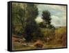 View on the River Sid, Near Sidmouth, C.1852-Lionel Constable-Framed Stretched Canvas