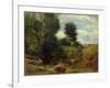 View on the River Sid, Near Sidmouth, C.1852-Lionel Constable-Framed Giclee Print