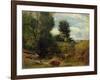 View on the River Sid, Near Sidmouth, C.1852-Lionel Constable-Framed Giclee Print