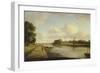 View on the River Thames at Richmond (?), C.1776-William Marlow-Framed Giclee Print