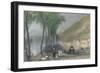 View on the Seine, between Mantes and Vernon, 1837-Edward Paxman Brandard-Framed Giclee Print