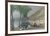 View on the Seine, between Mantes and Vernon, 1837-Edward Paxman Brandard-Framed Giclee Print