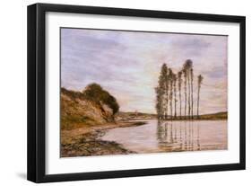 View on the Seine: Harp of the Winds-Homer Dodge Martin-Framed Giclee Print