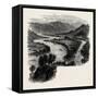 View on the Susquehanna, USA, 1870s-null-Framed Stretched Canvas