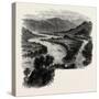 View on the Susquehanna, USA, 1870s-null-Stretched Canvas