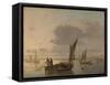 View on the Thames-James Burnet-Framed Stretched Canvas