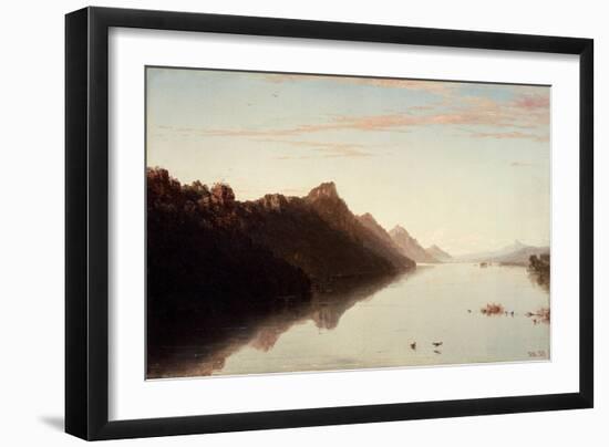 View on the Upper Mississippi, 1855-John Frederick Kensett-Framed Giclee Print