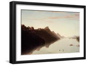 View on the Upper Mississippi, 1855-John Frederick Kensett-Framed Giclee Print