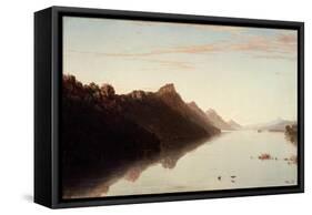 View on the Upper Mississippi, 1855-John Frederick Kensett-Framed Stretched Canvas