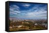 View on Vina Del Mar and Valparaiso, Chile-Nataliya Hora-Framed Stretched Canvas