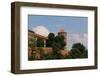 View on Wawel Royal Castle with Sandomierska Tower in Cracow in Poland-mychadre77-Framed Photographic Print