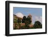 View on Wawel Royal Castle with Sandomierska Tower in Cracow in Poland-mychadre77-Framed Photographic Print