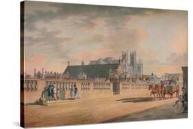 View on Westminster Bridge, 1792-Thomas Malton II-Stretched Canvas