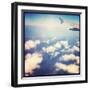 View Out Airplane Window-melking-Framed Premium Photographic Print