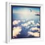 View Out Airplane Window-melking-Framed Premium Photographic Print