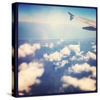 View Out Airplane Window-melking-Stretched Canvas