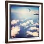 View Out Airplane Window-melking-Framed Photographic Print