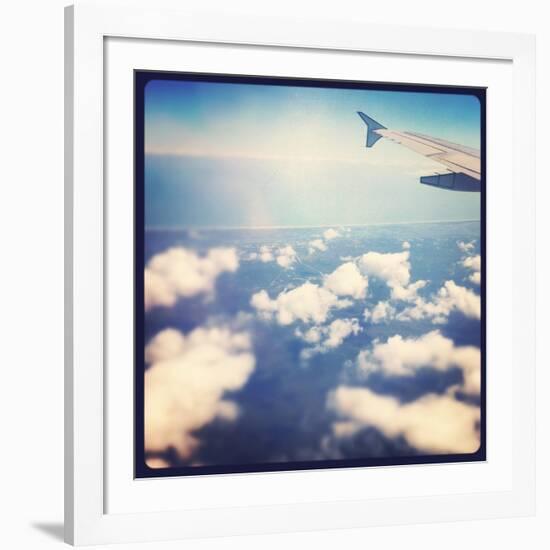 View Out Airplane Window-melking-Framed Photographic Print