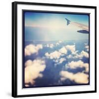 View Out Airplane Window-melking-Framed Photographic Print