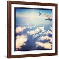 View Out Airplane Window-melking-Framed Photographic Print