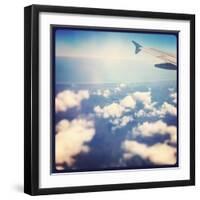 View Out Airplane Window-melking-Framed Photographic Print