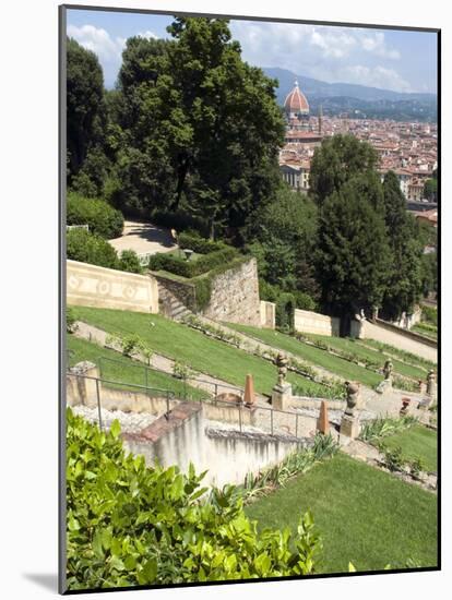View Out over Florence from the Bardini Garden, the Bardini Garden, Florence, Tuscany-Nico Tondini-Mounted Photographic Print