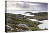 View Out to Sea over Abandoned Crofts at the Township of Manish-Lee Frost-Stretched Canvas