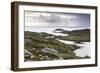 View Out to Sea over Abandoned Crofts at the Township of Manish-Lee Frost-Framed Photographic Print