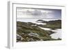 View Out to Sea over Abandoned Crofts at the Township of Manish-Lee Frost-Framed Photographic Print