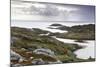 View Out to Sea over Abandoned Crofts at the Township of Manish-Lee Frost-Mounted Photographic Print