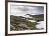 View Out to Sea over Abandoned Crofts at the Township of Manish-Lee Frost-Framed Photographic Print