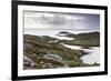 View Out to Sea over Abandoned Crofts at the Township of Manish-Lee Frost-Framed Photographic Print