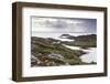 View Out to Sea over Abandoned Crofts at the Township of Manish-Lee Frost-Framed Photographic Print