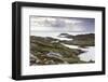 View Out to Sea over Abandoned Crofts at the Township of Manish-Lee Frost-Framed Photographic Print