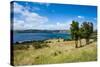 View over a Bay in Chiloe, Chile, South America-Michael Runkel-Stretched Canvas