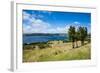 View over a Bay in Chiloe, Chile, South America-Michael Runkel-Framed Photographic Print